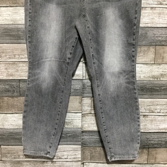 Judy Blue Slim Fit Jeans Women’s 18W Gray Denim Stretch (Inseam 27.5) - Picture 7 of 12